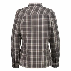 Damen Langarm-Bluse mit Karomuster