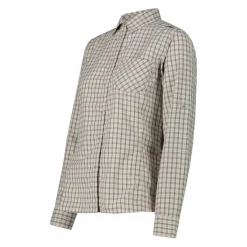 Damen Langarm-Bluse mit Karomuster