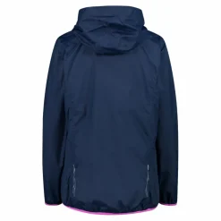 Damen packable wasserdichte Jacke