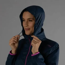 Damen packable wasserdichte Jacke