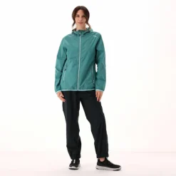 Damen packable wasserdichte Jacke