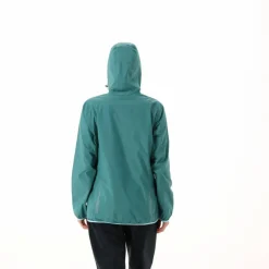 Damen packable wasserdichte Jacke