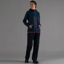 Damen packable wasserdichte Jacke