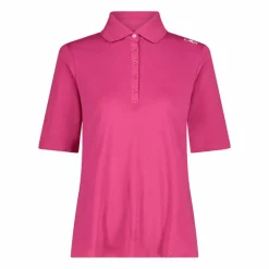 Damen Poloshirt aus Stretch-Piqué in Uni