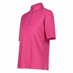 Damen Poloshirt aus Stretch-Piqué in Uni