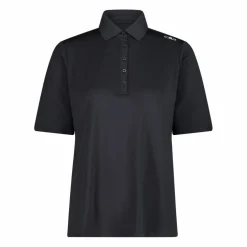 Damen Poloshirt aus Stretch-Piqué in Uni