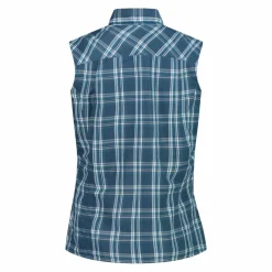 Damen Ärmelloses Hemd mit Karomuster