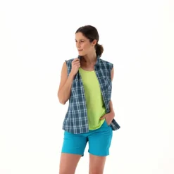 Damen Ärmelloses Hemd mit Karomuster