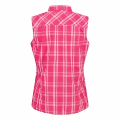 Damen Ärmelloses Hemd mit Karomuster