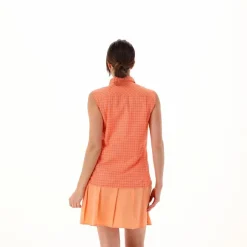 Damen Ärmelloses Hemd mit Karomuster