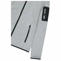 Damen schweres Fleecejacke Knit-Tech in melierter Optik mit Kapuze