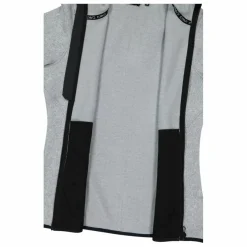 Damen schweres Fleecejacke Knit-Tech in melierter Optik mit Kapuze