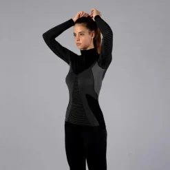 Damen Seamless Multifunktions langärmeliges Sweat