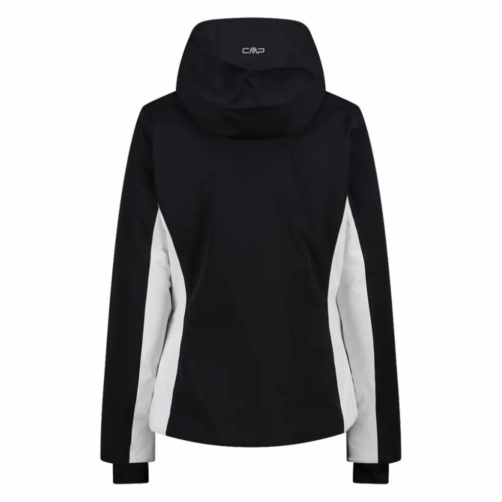 Damen Skijacke aus Twill mit abnehmbarer Kapuze