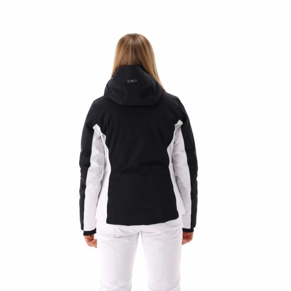 Damen Skijacke aus Twill mit abnehmbarer Kapuze