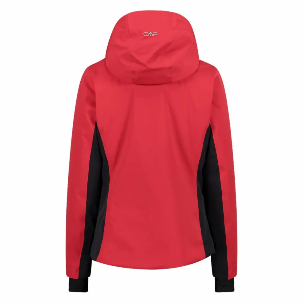 Damen Skijacke aus Twill mit abnehmbarer Kapuze