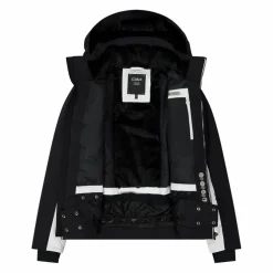 Damen Skijacke aus Twill mit abnehmbarer Kapuze