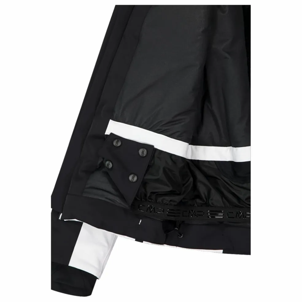 Damen Skijacke aus Twill mit abnehmbarer Kapuze