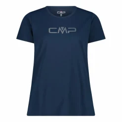 Damen T-Shirt mit Rundausschnitt und CMP-Logo