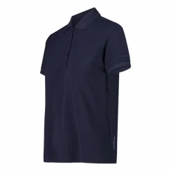 Damen Uni-Piqué-Poloshirt aus Tactel