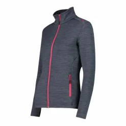Damen-Fleece Stretch Performance mit durchgehendem Reißverschluss
