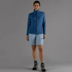 Damen-Fleece Stretch Performance mit durchgehendem Reißverschluss