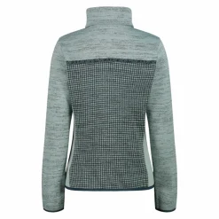 Damen-Fleecejacke aus bedrucktem Knit Tech