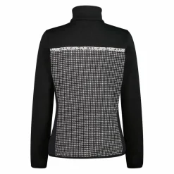 Damen-Fleecejacke aus bedrucktem Knit Tech