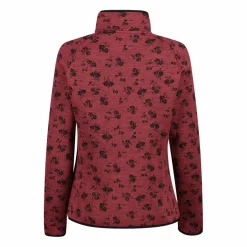 Damen-Fleecejacke aus bedrucktem Knit Tech