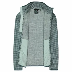 Damen-Fleecejacke aus bedrucktem Knit Tech