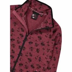Damen-Fleecejacke aus bedrucktem Knit Tech