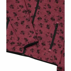 Damen-Fleecejacke aus bedrucktem Knit Tech