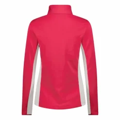 Damen-Fleeceshirt Stretch Performance mit kontrastierenden Details