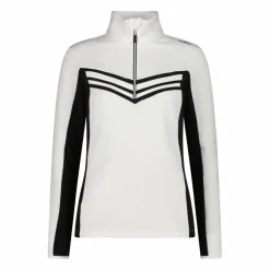 Damen-Fleeceshirt Stretch Performance mit kontrastierenden Details