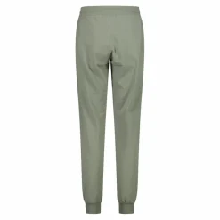 Damenhose aus Baumwollstretch mit Bündchen