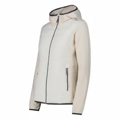 Damen-Hybrid-Fleecejacke aus Knit Tech