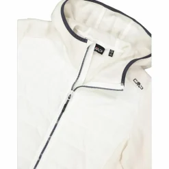 Damen-Hybrid-Fleecejacke aus Knit Tech