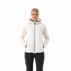Damen-Hybrid-Fleecejacke aus Knit Tech