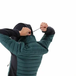 Damen-Hybridjacke Unlimitech wattiert mit PrimaLoft® Black ThermoPlume mit Kapuze