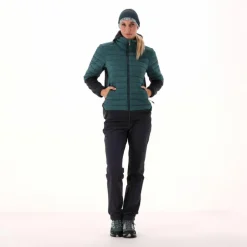Damen-Hybridjacke Unlimitech wattiert mit PrimaLoft® Black ThermoPlume mit Kapuze