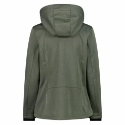 Damenjacke aus Softshell Meliert