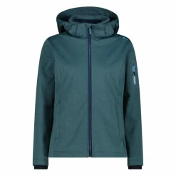 Damenjacke aus Softshell Meliert