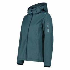 Damenjacke aus Softshell Meliert