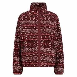 Damenjacke aus Teddyfleece mit Reißverschluss