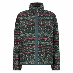 Damenjacke aus Teddyfleece mit Reißverschluss