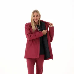 Damenjacke mit abnehmbarer Kapuze und Innenseite