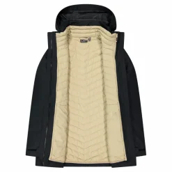 Damenjacke mit abnehmbarer Kapuze und Innenseite