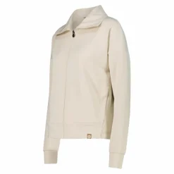 Damenjacke mit Reißverschluss aus Modal mit matt glänzendem Finish