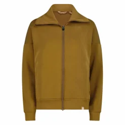 Damenjacke mit Reißverschluss aus Modal mit matt glänzendem Finish