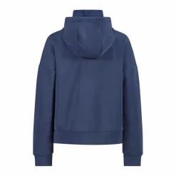 Damenjacke mit Reißverschluss aus Modal mit matt glänzendem Finish